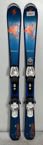 Kid's Blizzard 110cm Cochise Skis With Blizzard 4.5 IQ Bindings (Used)(SY2817)