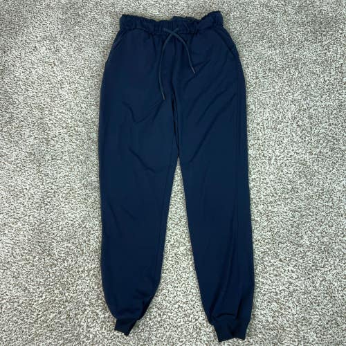 Lululemon Pants Womens 6 Blue Stretch High Rise Jogger Sweatpants Drawstring Gym