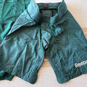 Minnesota Wild Green Medium Reebok MPP9KC Pant Shell Pro Stock with Edge Socks (Used)