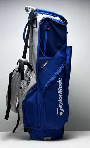 TaylorMade FlexTech Stand Bag Blue 14-Way Divide Dual Strap Golf Bag