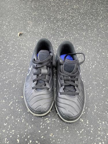 Used Nike TIEMPO LEGEND 10 Soccer Indoor Shoes Black Junior 01 11849-S000037438