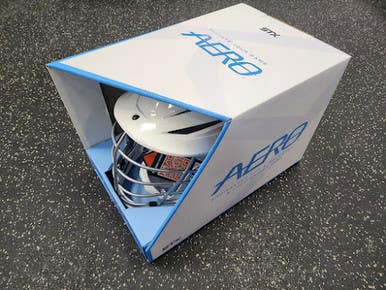 Used STX AERO D30 Lacrosse Helmet White One Size 11849-S000036694