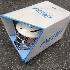 Used STX AERO D30 Lacrosse Helmet White One Size 11849-S000036695