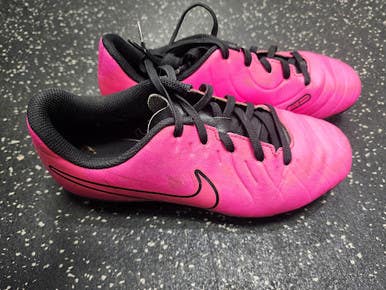 Used Nike TIEMPO Soccer Cleats Purple Junior 04.5 11849-S000036859