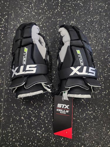 STX CELL VI Lacrosse Gloves Mens Black SM 11849-S000037774
