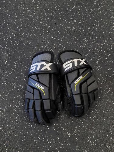 Used STX STALLION 200 Lacrosse Gloves Junior Black SM 11849-S000037925