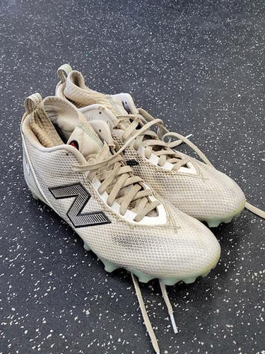 Used New Balance LAX Cleats Mens White Senior 12 11849-S000037965