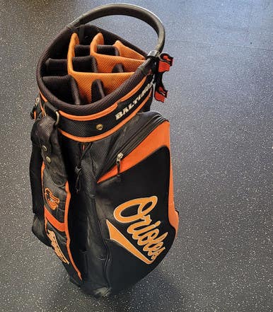 Used BALTIMORE ORIOLES Mens Cart Bag Black 11849-S000038007