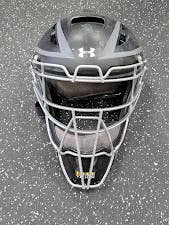 Used Under Armour UAHG3A-1 Catchers Helmet w/Mask Black LG 11849-S000038015