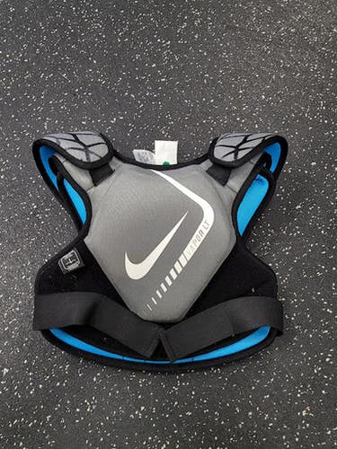 Used Nike VAPOR LT Lacrosse Shoulder Pads Grey MD 11849-S000038055
