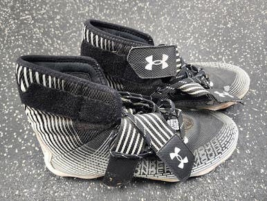 Used Under Armour UAF BB/SB Cleats Black And White Senior 8 11849-S000038066