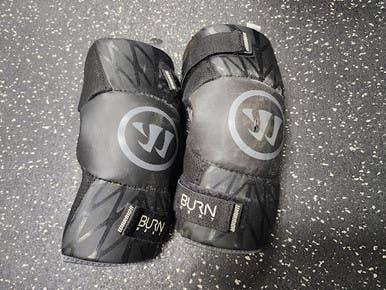 Used Warrior BURN Lacrosse Arm Pads/Guards Grey LG 11849-S000038068