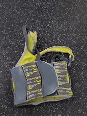 Used Warrior RBG Lacrosse Rib Pads Black Senior 11849-S000038089