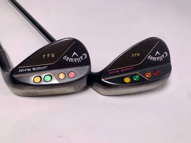 Callaway Jaws Raw Black Plasma Wedge Set 54* 10 60* 10 Recoil Dart F3 Regular RH