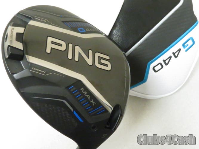 PING G440 Max Driver 9 Graphite Design Tour AD IZ-6 Stiff Flex +Cover .. MINT