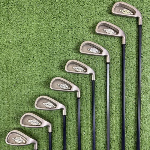 Callaway Big Bertha X-12 Iron Set 3-PW Regular Flex RCH 96 Graphite WORN GRIPS