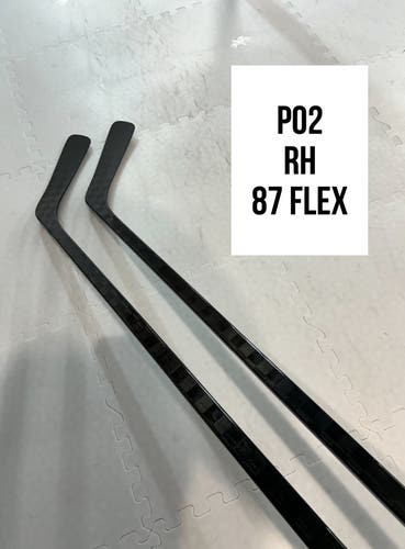 Senior(2x)Right P02 87 Flex PROBLACKSTOCK Unbranded Pro Stock Nexus Hockey Sticks