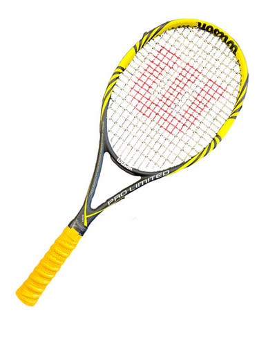 Used Wilson Pro Limited  BLX Adult Tennis Racquet Yellow 3 3/8" 10299-S000308273
