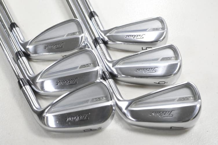 Titleist T100 2023 5-PW Iron Set Stiff Flex Right NS Pro Modus3 Steel # 214360