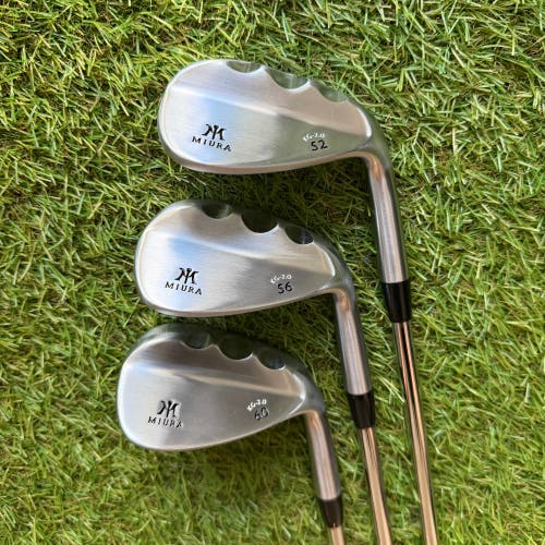 Miura K-Grind 2.0 Wedge Set (52°, 56°, 60°) – Dynamic Gold S200 Shafts – RH