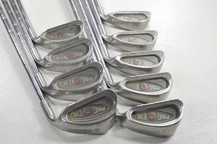 Ping Eye 2 2-W Iron Set Stiff Orange Dot Right ZZ-Lite Stiff Flex Steel # 213724
