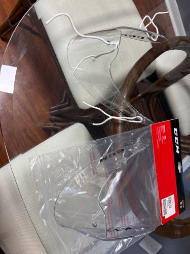 2 PACK! TWO! CCM dangler goalie mask throat guard (Used)