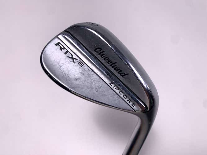 Cleveland RTX 6 ZipCore Tour Satin Wedge 60* 12 Bounce FULL Spinner Steel RH