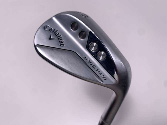 Callaway Jaws Raw Chrome Wedge 60* 10 Bounce S-Grind Spinner 115g Steel Mens RH