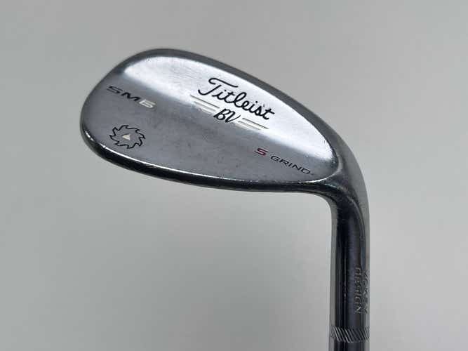 Titleist Vokey SM6 Tour Chrome Sand Wedge SW 56* 10 Bounce S-Grind Wedge RH