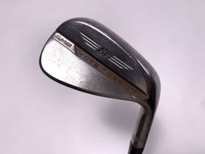 Titleist Vokey SM8 Brushed Steel Wedge 48* 10 Bounce F-Grind S400 Stiff Steel RH