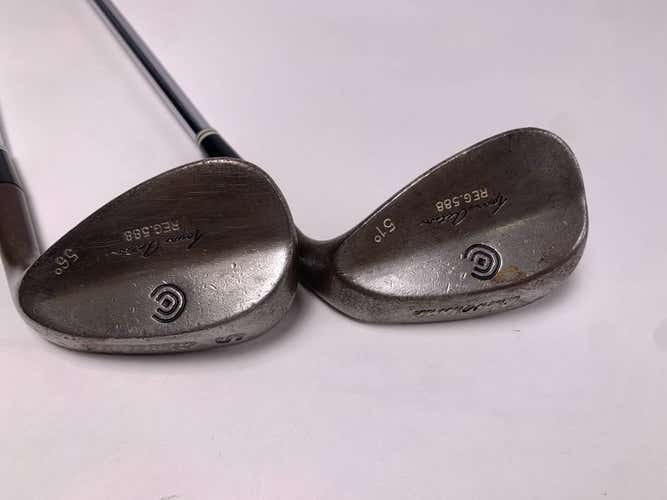 Cleveland 588 RTG Wedge Set 51* 56* True Temper Dynamic Gold Wedge Steel Mens RH