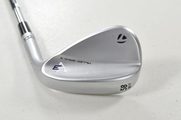 TaylorMade Milled Grind 3 Raw 58*-11 Wedge Right DG S200 Stiff Steel # 212217