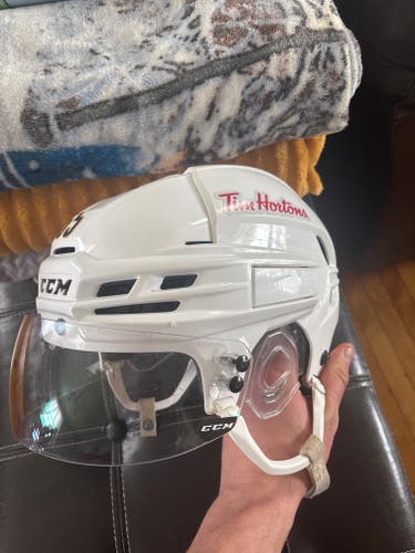 Large CCM Super Tacks X Helmet Pro Stock OHL helmet(Used)
