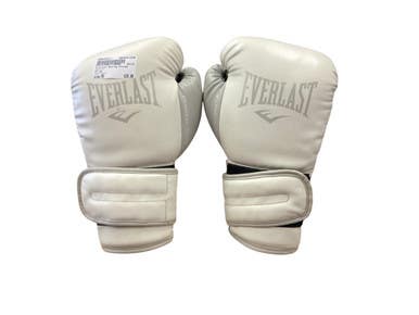 Used Everlast Boxing Gloves White MD 11846-S000102317