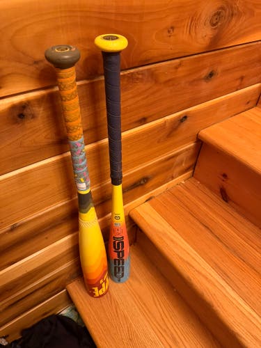 2025 Easton Speed & 2024 Easton Hype Fire Composite USSSA Certified Bat (-10) 17 oz 27" (Used)