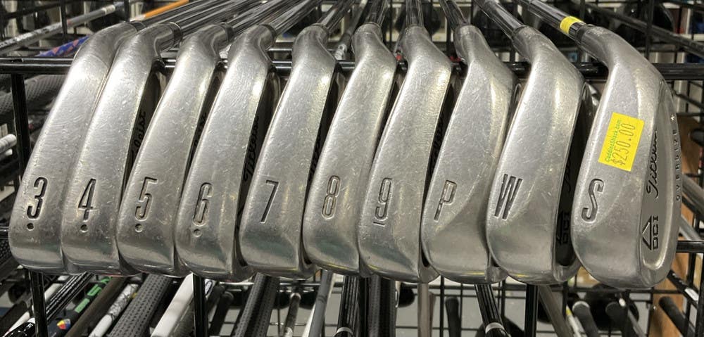 Titleist DCI Oversize+ 3-P+G+S Irons Set DYNAMIC GOLD S300 Stiff Flex Steel MRH