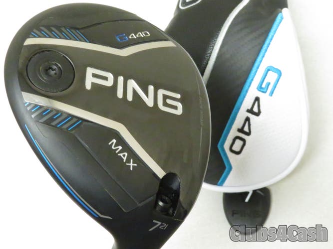 PING G440 Max Fairway 21  7 Wood Alta CB 65 Blue Regular Flex +Cover .. NICE