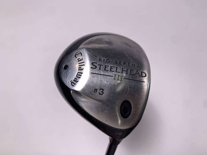 Callaway Steelhead III 3 Fairway Wood 15* System III Regular Graphite Mens RH