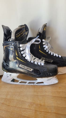 Black/Yellow Bauer Supreme 2S Pro Hockey Skates Regular Width 8 (Used)