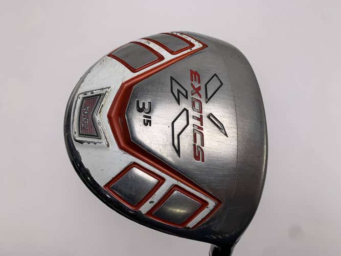 Tour Edge Exotics XCG5 3 Fairway Wood 15* Pro Launch Blue 65g Regular RH