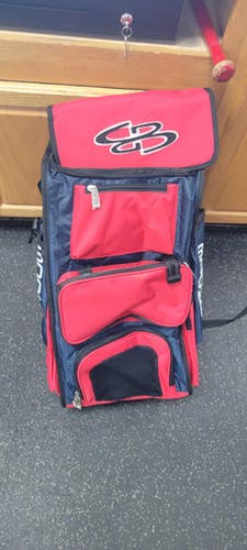 BoomBah NEW LARGE BACKPACK BB/SB Player Backpack Red 11497-S000156698