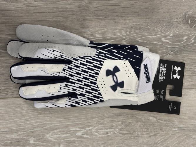 Large Under Armour clean up Batting Gloves (New)