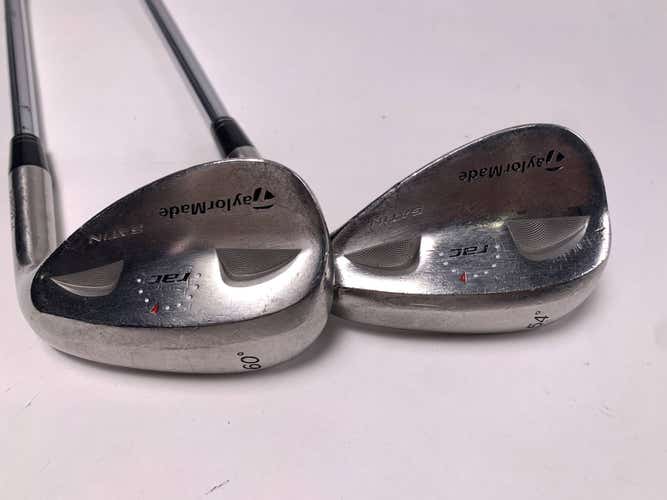 TaylorMade Rac Chrome Wedge Set 54* 10 | 60* 7 Wedge Steel Mens RH +1''