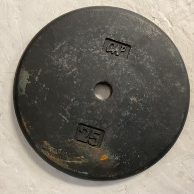 Used Cap Standard Plate Black 25 lb 11855-S000201051