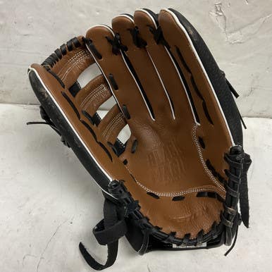 Used Easton Black Magic BMX1301 Slowpitch Glove RH Throw Brown And Black 13" 11855-S000201011
