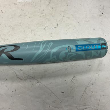 Used Rawlings Clout AI RBB5C3 High School -3 Baseball Bat Carolina Blue 32" 11855-S000201009
