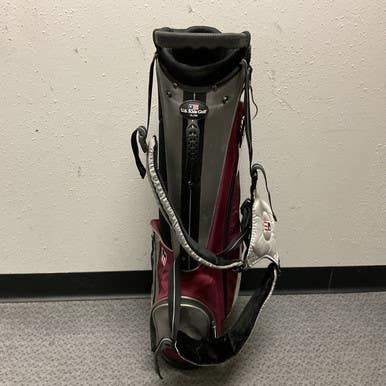 Used US Kids UL-60 Jr Stand Bag Cardinal And White 11855-S000200967