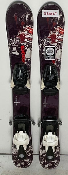 Kid's Alpina 70cm Zoom Skis With Atomic 4.5 Bindings (Used)(SY2827)