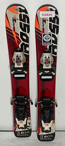 Kid's Rossignol 70cm Velocity Skis With Rossignol Comp 2.5 Bindings (Used) (SY2829)