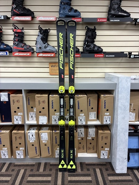Fischer RC4 RC 180 cm Used GS Ski 22/23 W/ Fischer Z13 Binding